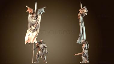 3D модель Знамя скелета вампиров (STL)