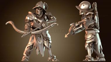 3D модель Вампиры Скелет Лучник Страж (STL)