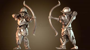 3D модель Вампиры Скелет Лучник Фанатик (STL)