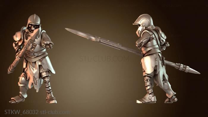 Вампиры Скелет Копейщик