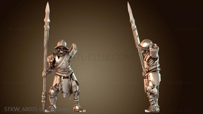 Military Вампиры Скелет Копейщик Ночной Дозор