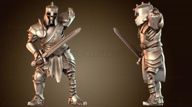 3D модель Вампиры Скелет-Мечник Гвардия (STL)