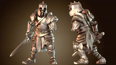 3D модель Вампиры Скелет Мечник Авангард (STL)