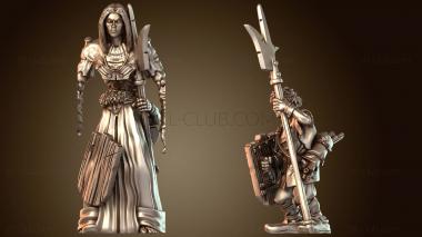 3D модель Алебарда вампира с широким клинком (STL)