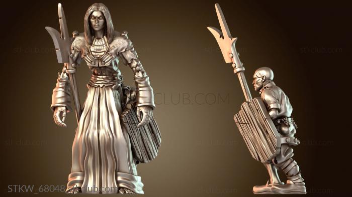 Military Зачарованная вампирская алебарда