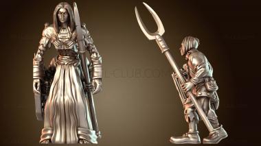 3D модель Легионер-вампир с копьем (STL)