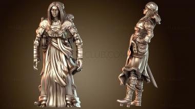 3D модель Поддержка девушки-грабительницы ваз (STL)