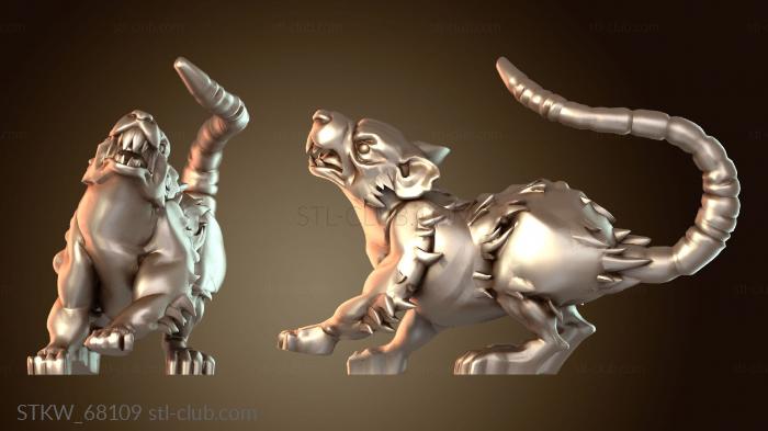 Military Vemin Terrain Rat Keeper