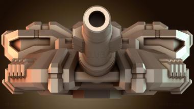 3D модель Легкая танковая пушка проекта Vesper (STL)