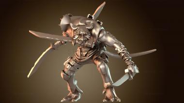 3D модель Ветеран крысиного народного вора, нападавший (STL)