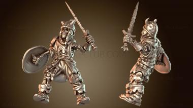 3D модель Виктус Скелет Страж Воин (STL)