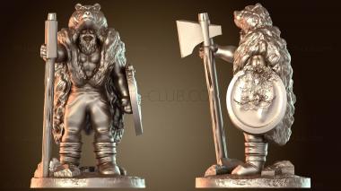 3D модель Викинг-воин (STL)