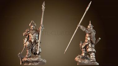 3D модель Эйнхерий Виктор эпохи викингов (STL)