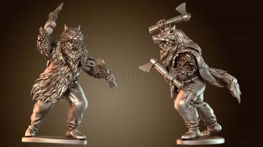 3D модель Викинги-берсерки-рейдеры (STL)