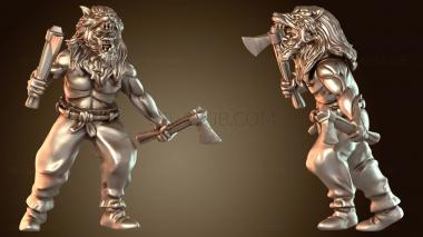 3D модель Викинги-берсерки-воины (STL)