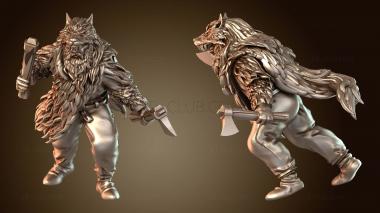 3D модель Тела викингов-берсерков (STL)