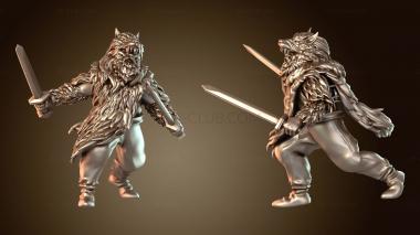 3D модель Викинги-берсерки ревностные (STL)