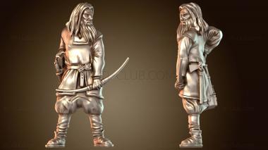 3D модель Викинг Бонди Лучник (STL)