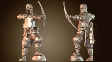 3D модель Викинг Бонди Лучник Проворный (STL)