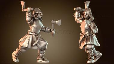 3D модель Стойкие девы-щитницы викингов (STL)