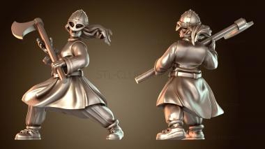 3D модель Стражница щитоносиц викингов (STL)