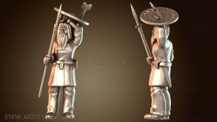 Защитник щитоносной стены викингов