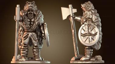 3D модель Ветеран викингов (STL)