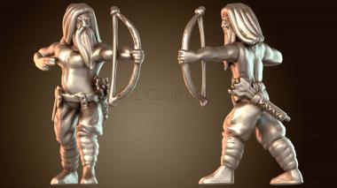 3D модель Викинг с луком (STL)