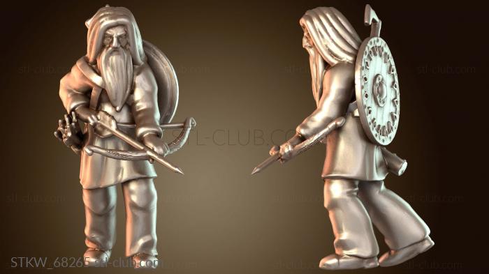 Викинг с луком-трекером