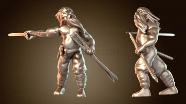 3D модель Викинг с пилумом (STL)