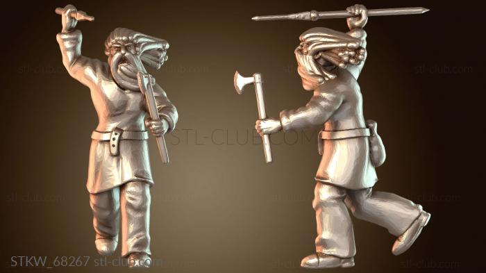 Military Викинг с метателем пилумов