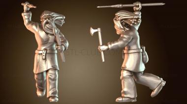 3D модель Викинг с метателем пилумов (STL)