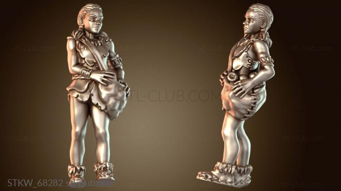 Military Деревенская женщина