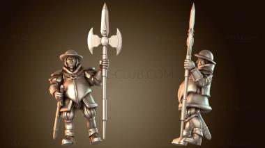 3D модель Бдительный деревенский стражник (STL)