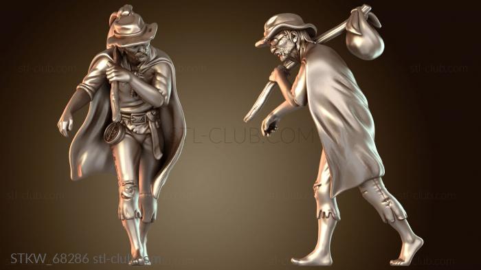 Military Деревенский житель Незнакомец