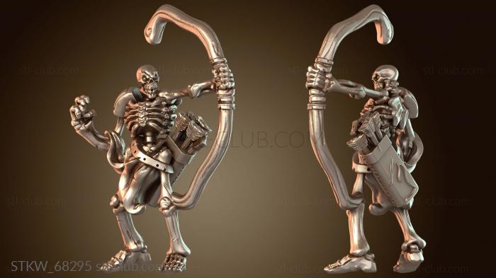 Military Злодеи Скелет Лучник