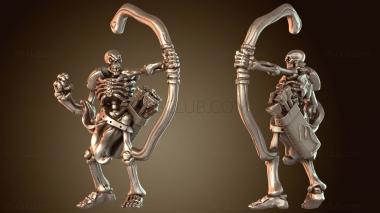 3D модель Злодеи Скелет Лучник (STL)