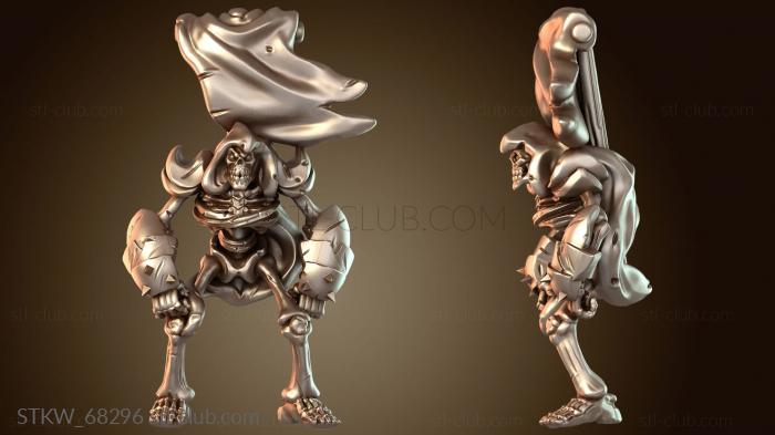 Military Злодеи Носитель Скелета