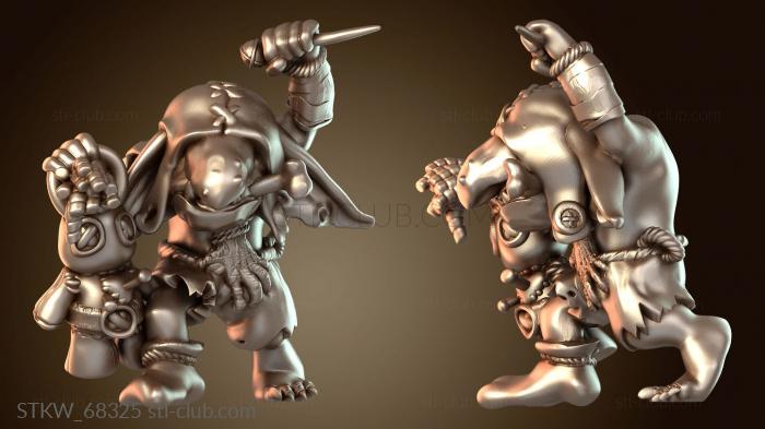 Гноблар в стиле вуду в маске