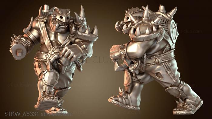 Огр в стиле вуду в ярости