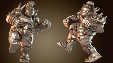 3D модель Огр в стиле вуду (STL)