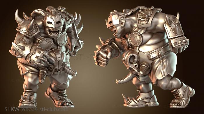 Огр-мистик в стиле вуду