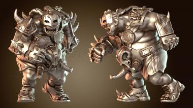 3D модель Огр-мистик в стиле вуду (STL)