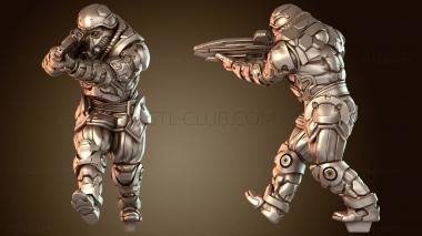 3D модель Пеший десантный отряд (STL)