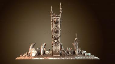 3D модель Местность зоны боевых демонов (STL)