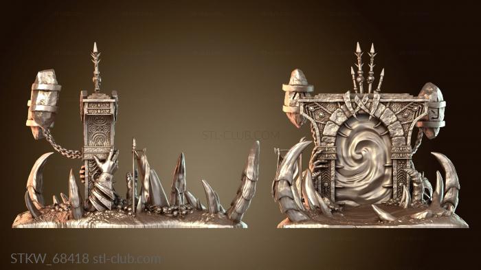 Руины местности демонов войны