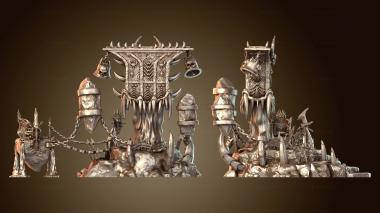 3D модель Демоны войны: разрушенная территория (STL)
