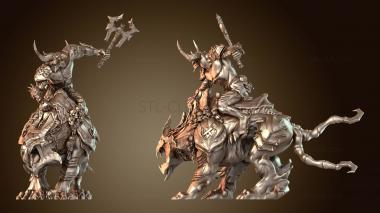 3D модель Топор Зверя Демонов Войны (STL)