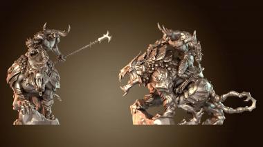 3D модель Зазубренное копье зверя демонов войны (STL)