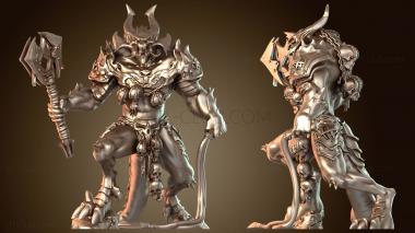 3D модель Топор-кнут чемпиона демонов войны (STL)